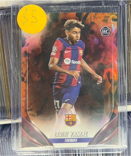 2023-24 Topps Chrome UEFA #64 Lamine Yamal Rookie RC — front