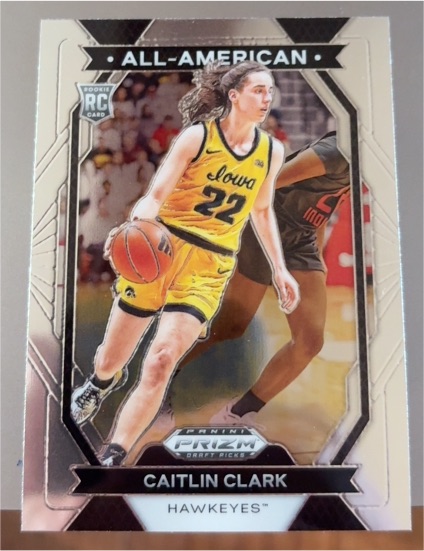 2024 Panini Prizm Draft Picks All-American #23 Caitlin Clark — front