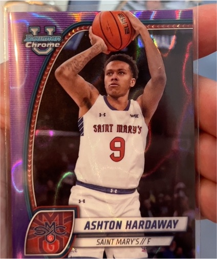 2024-25 Bowman University Chrome #93 Ashton Hardaway — front