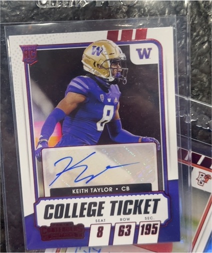 2021 Panini Contenders Draft Picks #294 Keith Taylor — front