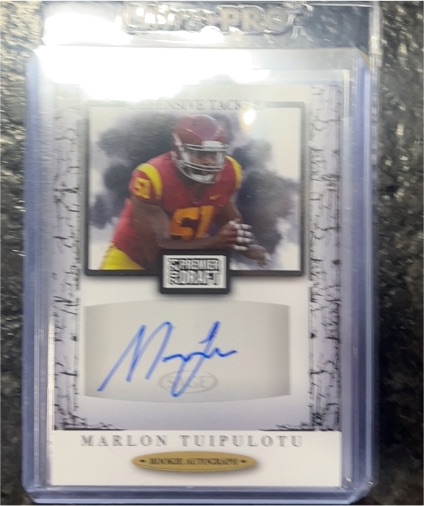 2021 Sage Premier Draft #A87 Marlon Tuipulotu — front