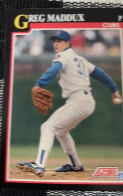 1991 Score #317 Greg Maddux — front