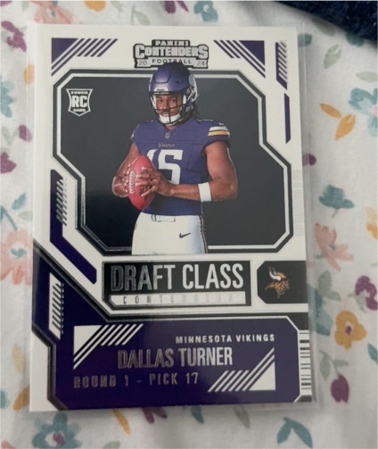 2024 Panini Contenders Draft Class Contenders #25 Dallas Turner — front