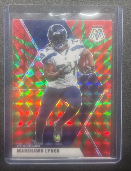 2020 Panini Mosaic #22 Marshawn Lynch — front