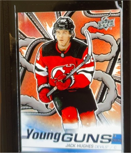2024-25 Upper Deck Series 2 Young Guns Renewed #201 Jack Hughes — front