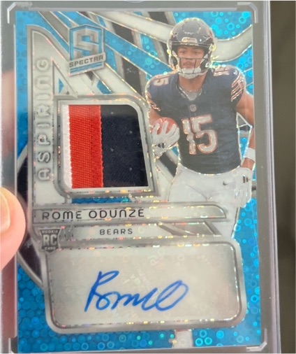 2024 Panini Spectra #APA-RO Rome Odunze — front