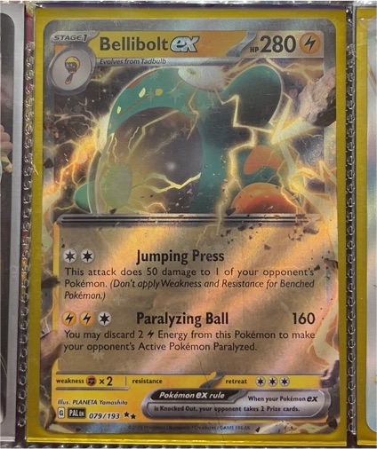 2023 Pokémon Paldea Evolved #079 Bellibolt ex — front