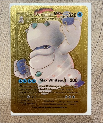 2020 Pokémon Vivid Voltage #037 Galarian Darmanitan VMAX — front