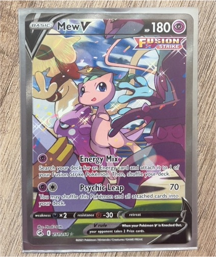 2021 Pokémon Fusion Strike #251 Mew V — front