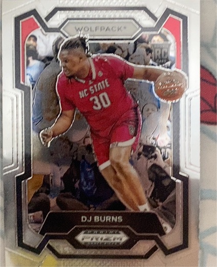 2024 Panini Prizm Draft Picks #97 DJ Burns — front