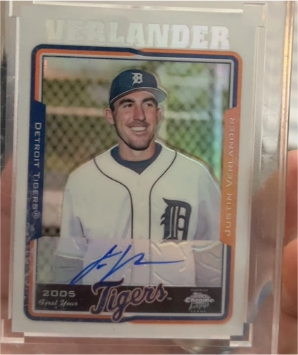 2005 Topps Chrome #242 Justin Verlander — front