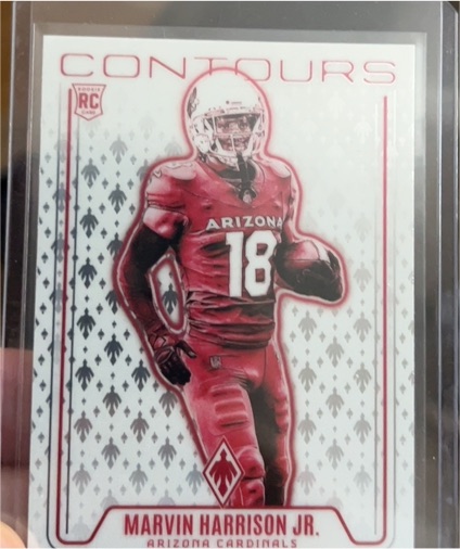 2024 Panini Phoenix Contours #CON-MHJ Marvin Harrison Jr. — front