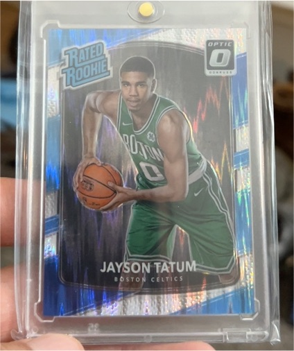 2017-18 Panini Donruss Optic #198 Jayson Tatum — front
