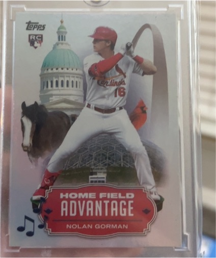 2023 Topps Home Field Advantage #HA-1 Nolan Gorman — front