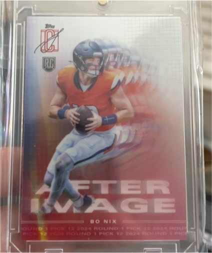 2024 Topps Signature Class After Image #AI-9 Bo Nix — front