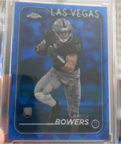 2024 Topps Chrome #207 Brock Bowers — front