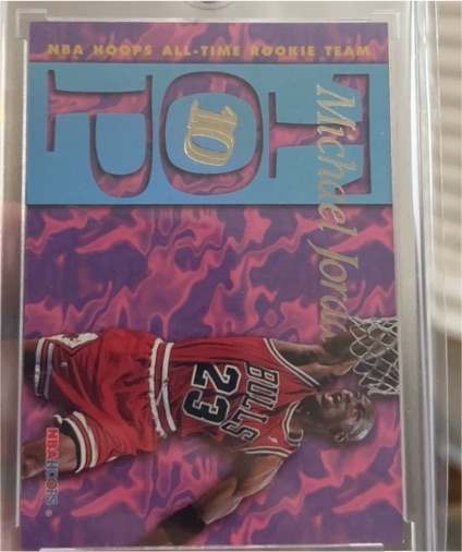 1995-96 NBA Hoops Top 10 #AR7 Michael Jordan — front