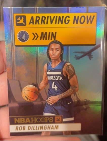 2024-25 Panini NBA Hoops #24 Rob Dillingham Arriving Now — front