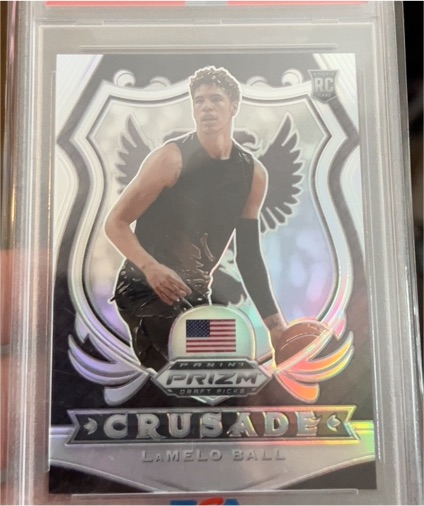 2020 Panini Prizm Draft Picks #83 LaMelo Ball Crusade Rookie — front