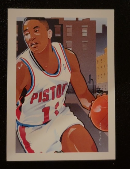 1991-92 NBA Hoops #510 Isiah Thomas — front