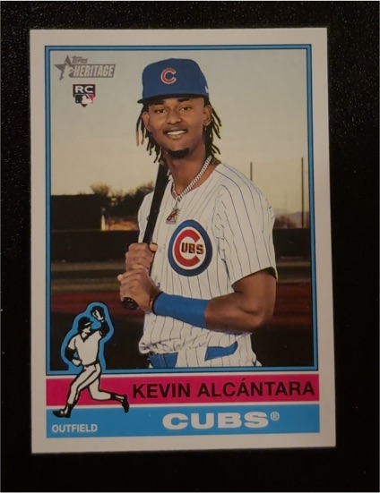 2025 Topps Heritage #353 Kevin Alcántara — front
