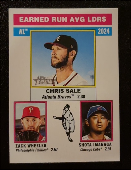 2024 Topps Heritage #201 Chris Sale — front