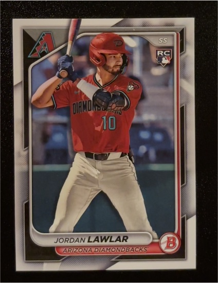 2024 Bowman #96 Jordan Lawlar — front