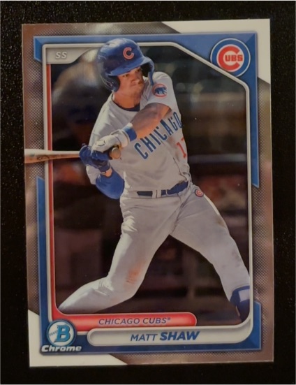 2024 Bowman Chrome Prospects #BCP-30 Matt Shaw — front