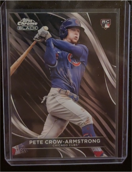 2024 Topps Chrome Black #RC Pete Crow-Armstrong — front