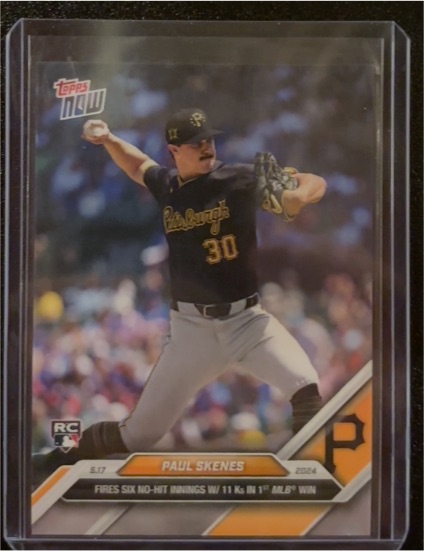 2024 Topps Now #201 Paul Skenes — front