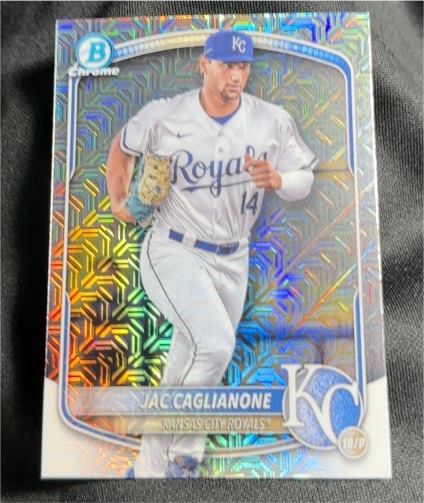 2025 Bowman Chrome #BCP-103 Jac Caglianone — front