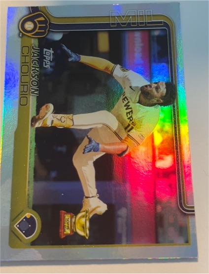 2025 Topps Series 2 #376 Jackson Chourio — front