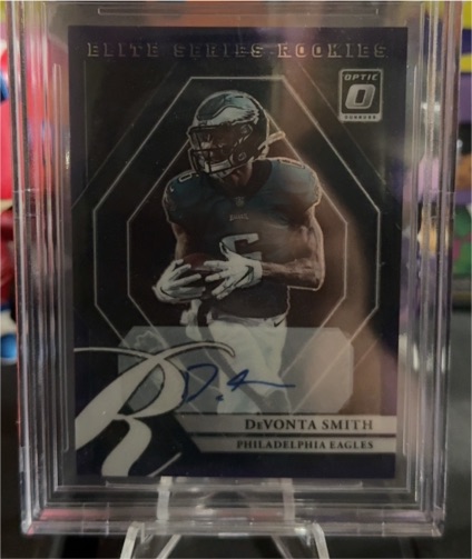2021 Donruss Optic #ESR-5 DeVonta Smith Elite Series Rookies — front