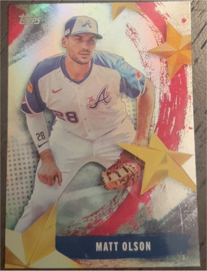 2025 Topps Series 2 Stars of MLB #SMLB-32 Matt Olson — front
