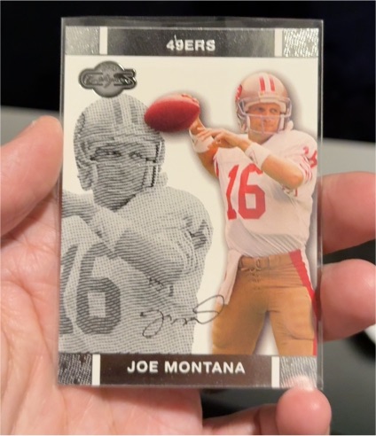 2007 Topps Co-Signers #42 Joe Montana — front