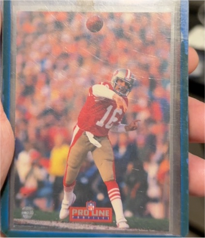 1993 Pro Line Profiles #4 Joe Montana — front