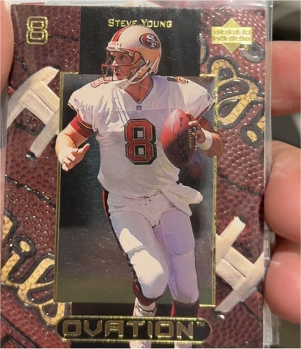 1999 Upper Deck Ovation #51 Steve Young — front