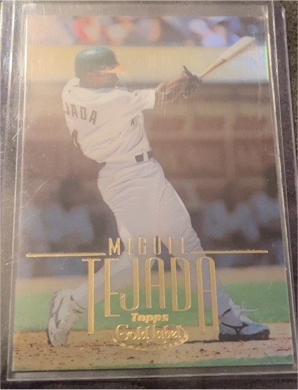 2002 Topps Gold Label #9 Miguel Tejada — front