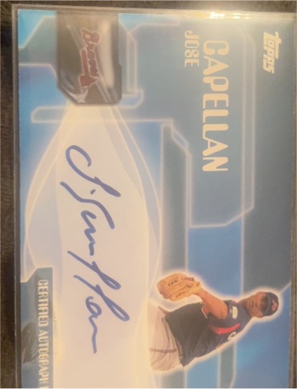 2005 Topps #TA-JC Jose Capellan Autographs — front
