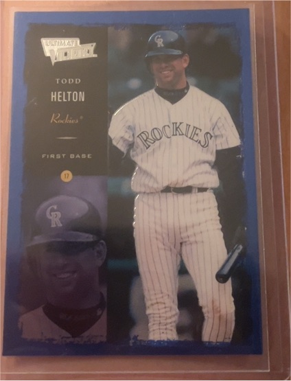 2000 Upper Deck Ultimate Victory #89 Todd Helton — front