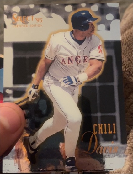 1995 Select Certified Edition #12 Chili Davis — front