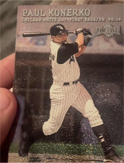 2000 Skybox Metal #45 Paul Konerko — front