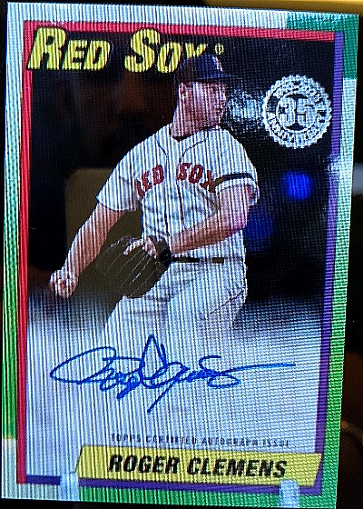 1989 Topps #35 Roger Clemens — front