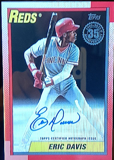 2025 Topps 1990 Topps Baseball #90 Eric Davis — front