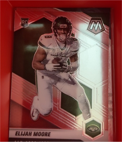 2021 Panini Mosaic Football #316 Elijah Moore — front