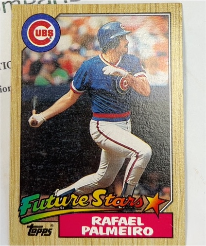 1987 Topps #634 Rafael Palmeiro — front