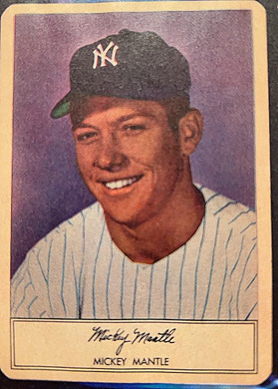 1954 Bowman #44 Mickey Mantle — front