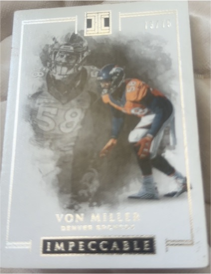 2017 Panini Impeccable #13 Von Miller — front
