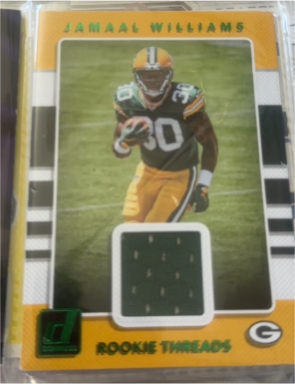 2017 Panini Donruss Rookie Threads #37 Jamaal Williams — front