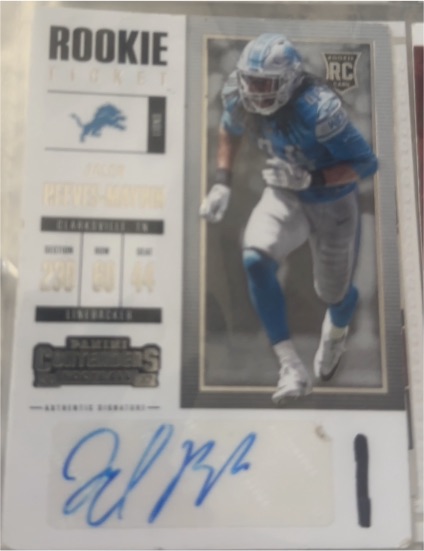 2017 Panini Contenders Rookie Ticket #227 Jalen Reeves-Maybin — front
